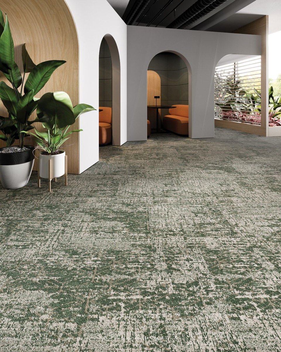 Phillips_Floor's tweet image. This pattern brings soft movement and layered texture 🌿✨—designed to create a sense of calm confidence in any space 🕊️🤍

And it doesn’t stop at beauty… its impact goes deeper with superior sustainability 🌎♻️ 

#Mohawk #CommercialFlooring