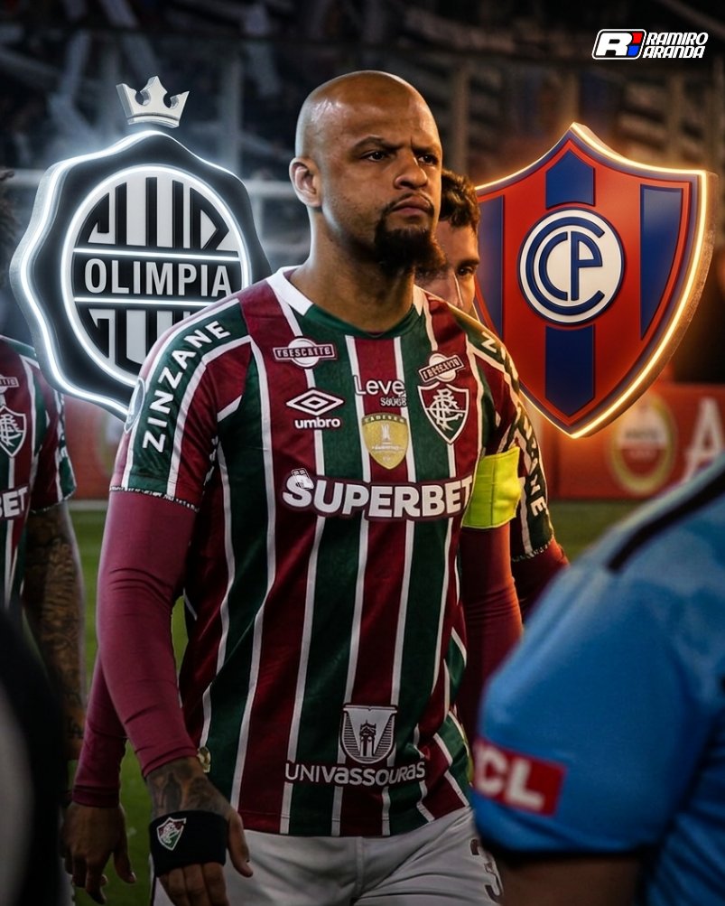 🏆🇧🇷 "Yo no tengo historia con #CerroPorteño, yo tengo historia con Olimpia. #Olimpia es más grande."

— Palabras de Felipe Melo, tricampeón de #Libertadores. 

⁉️¿Opiniones?
-#RamiroArandafutbolpy 

🗞 | Latribu