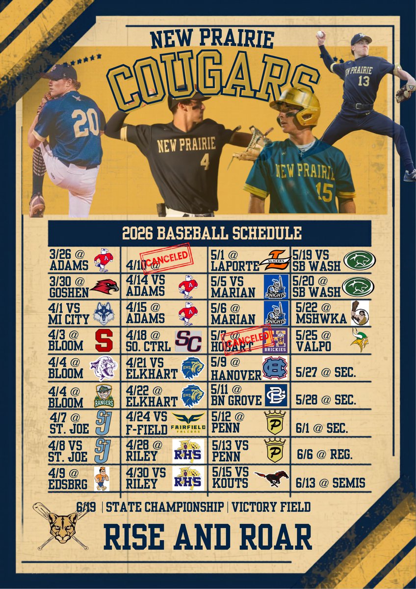 New Prairie Baseball tweet media