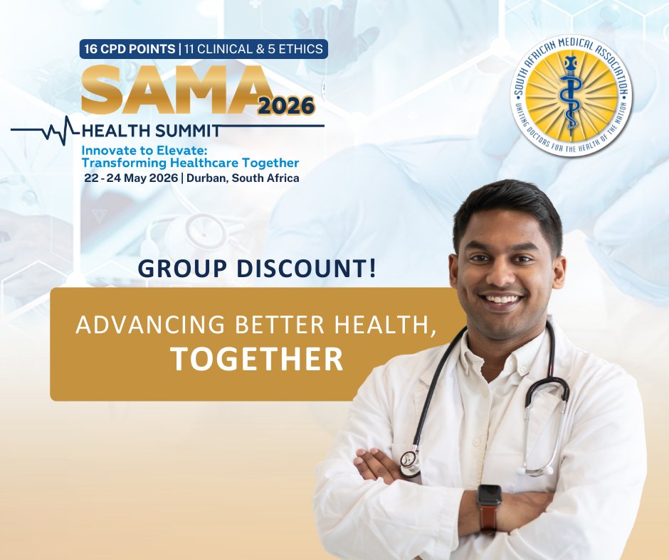 The South African Medical Association (SAMA) tweet media