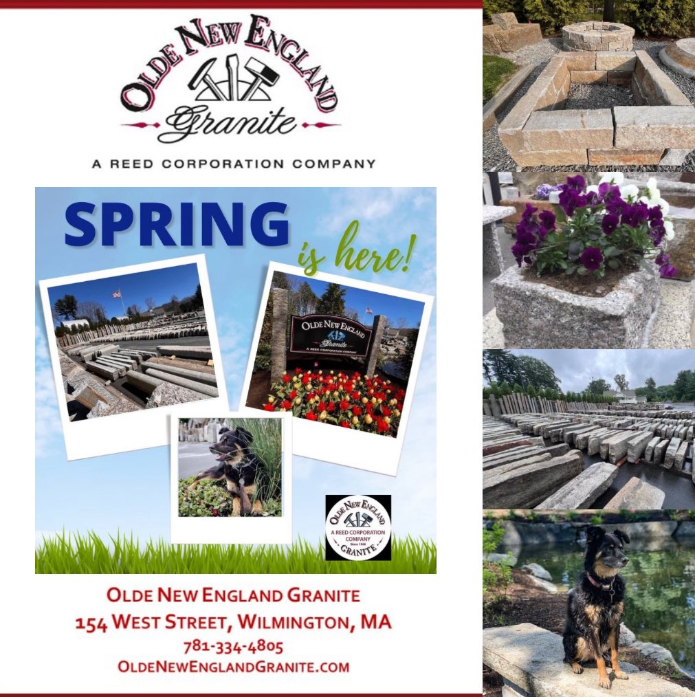OLDENEGRANITE's tweet image. Happy 1st Day of Spring! 
OldeNewEnglandGranite.com 

#GraniteSuperstore #OldeNewEnglandGranite #Antiquegranite #reclaimedgranite #firstdayofspring