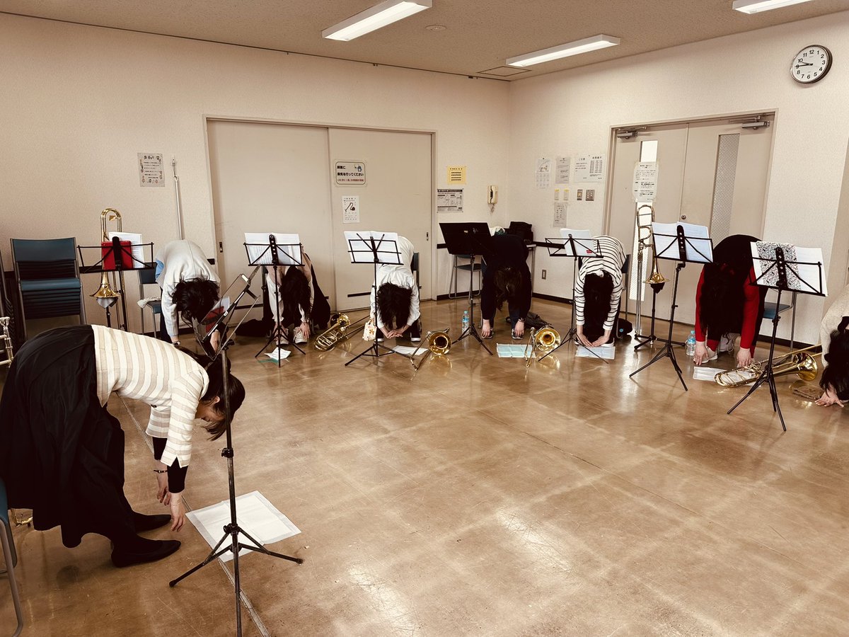 slidelink's tweet photo. 春のトロンボーン女子会🌸
とっても充実＆大好評で終了しました！

女性しかいないトロンボーンの集まりの新鮮さと、
「トロンボーン吹きって男女ともに共通の性格ある気がする☺️」という発見がありました。

ご参加のみなさまありがとうございました！次回もぜひ考えたいです✨ https://t.co/Nws8VJWfLq
