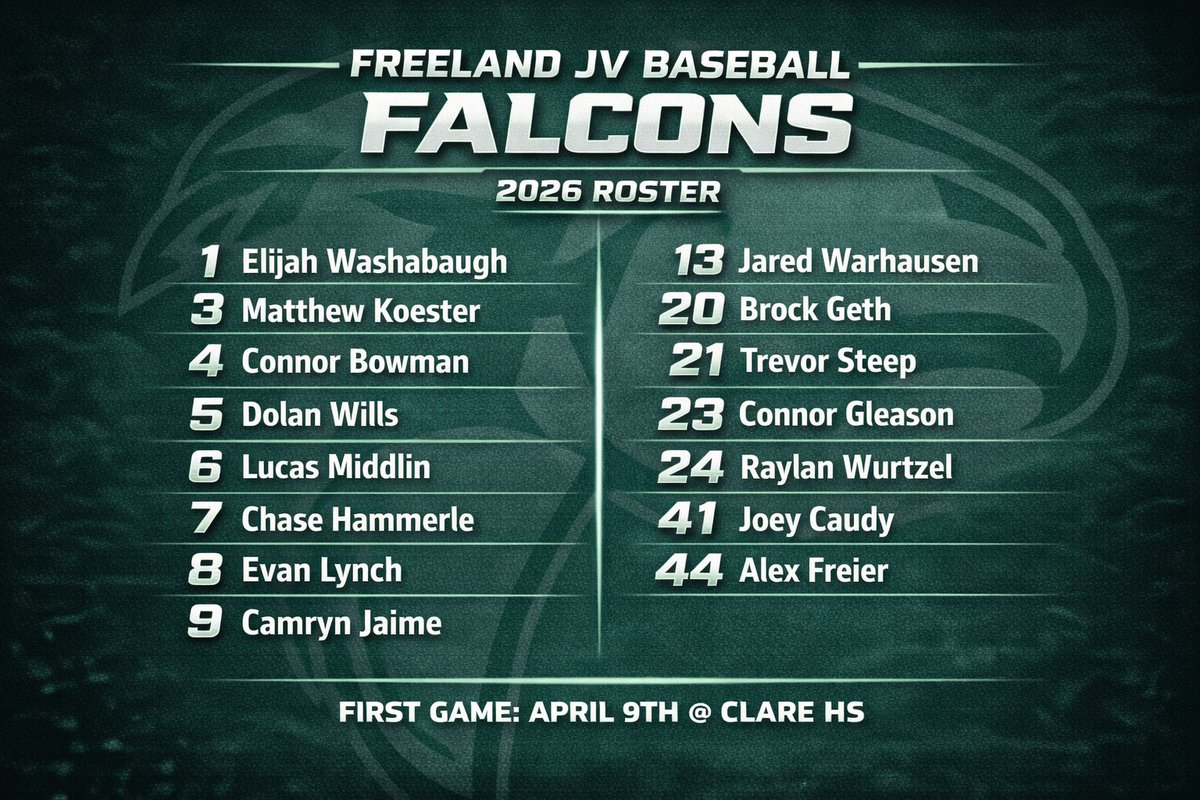 Freeland JV Baseball tweet media