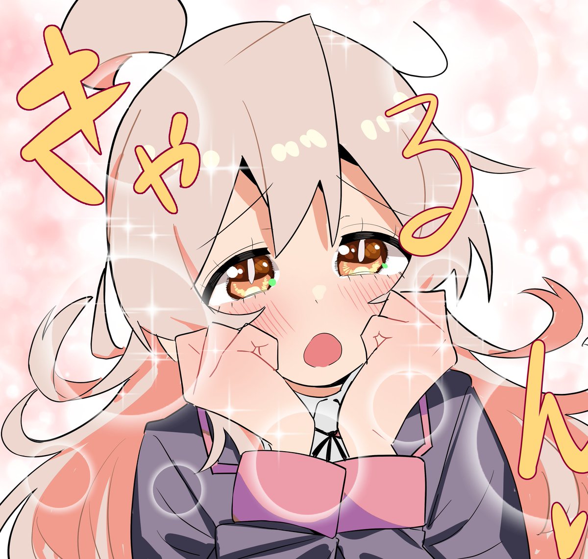 ぶりっこまひろちゃん、吹き出しで隠れてた部分も見て…