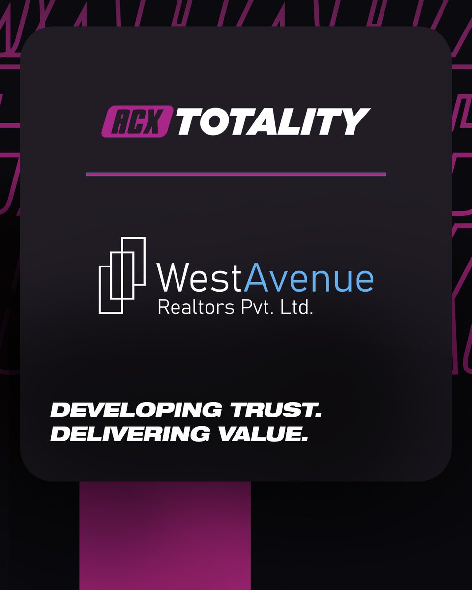 Still running your real estate business on scattered calls, spreadsheets, and missed follow-ups?

That’s where most of the chaos and lost conversions begin.

West Avenue is taking a smarter route.

With ACX Totality, everything from real estate leads and lead management to