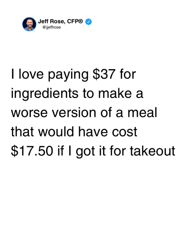 GoodFinanc0hdc's tweet photo. Then you still have to clean the kitchen like you ran a failed restaurant…
This is why rotisserie chicken stays undefeated. https://t.co/Lfvsl5rv4g