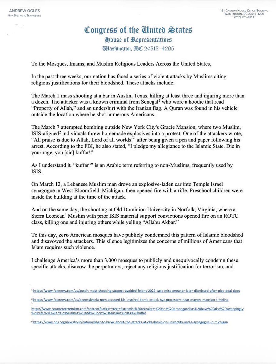 Rep. Andy Ogles tweet media