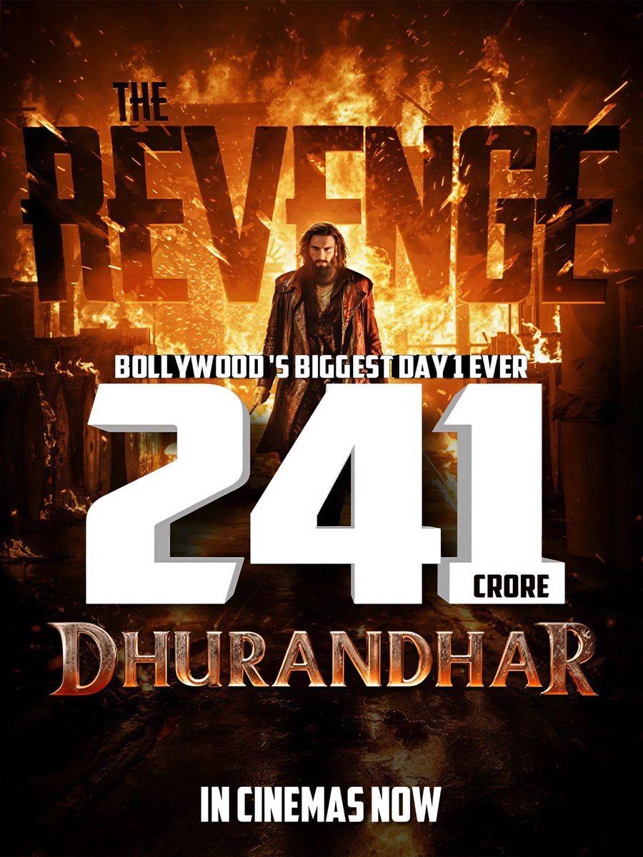 Nik_Wani_'s tweet photo. 🚀 WEEKEND TARGET
Global weekend of ₹280–320 Cr being projected for
Dhurandhar: The Revenge.....🔥
#Dhurandhar2
#WeekendCollection https://t.co/3bcU3CisT6