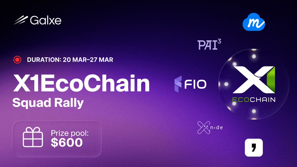 X1 EcoChain tweet media