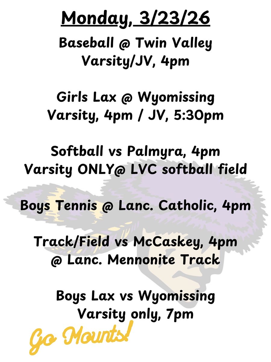 Mounts Sports tweet media