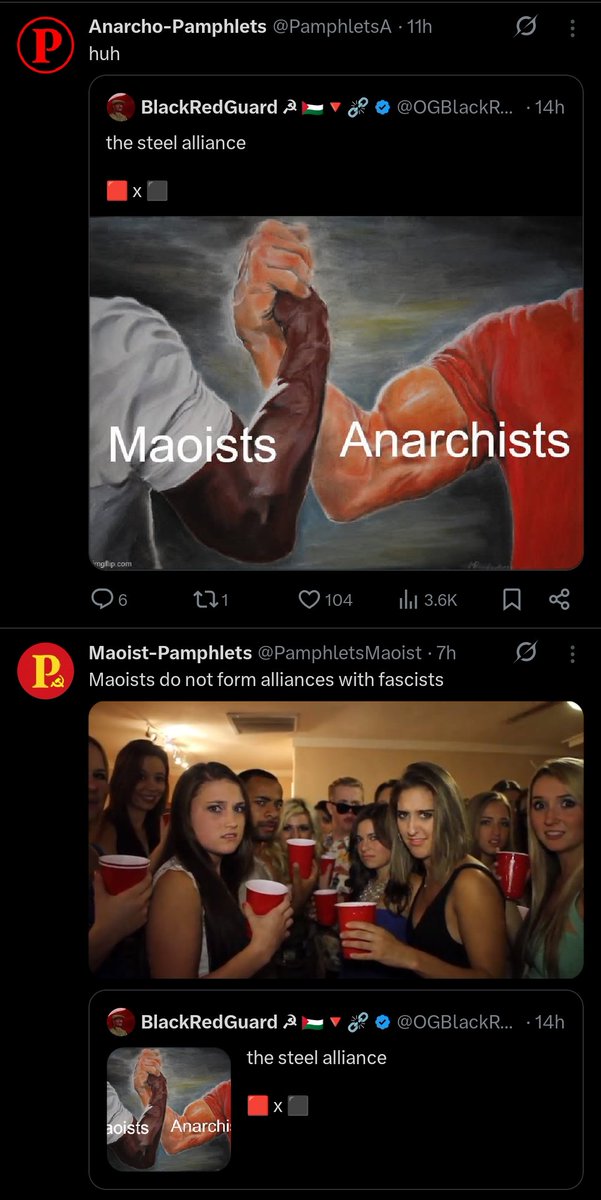 billaingulag's tweet photo. both pamphlets were confused lmao https://t.co/EWYvHUFrN7