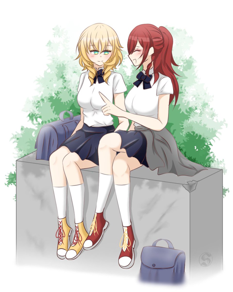 Missed drawing these two cuties 🥺🌹
#himeglaea #himeko #aglaea #honkaistarrail