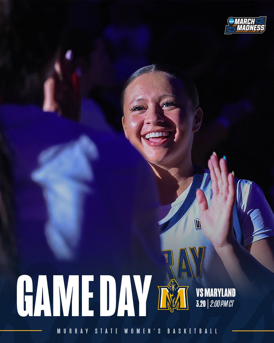 The Madness begins.

🆚 Maryland
⏰ 2 p.m. CT
📍 Chapel Hill, NC
📺 ESPNU
📻: shorturl.at/7jMMn
📊: shorturl.at/7s8FK
ℹ️: shorturl.at/m0uBZ

#GoRacers🏇
