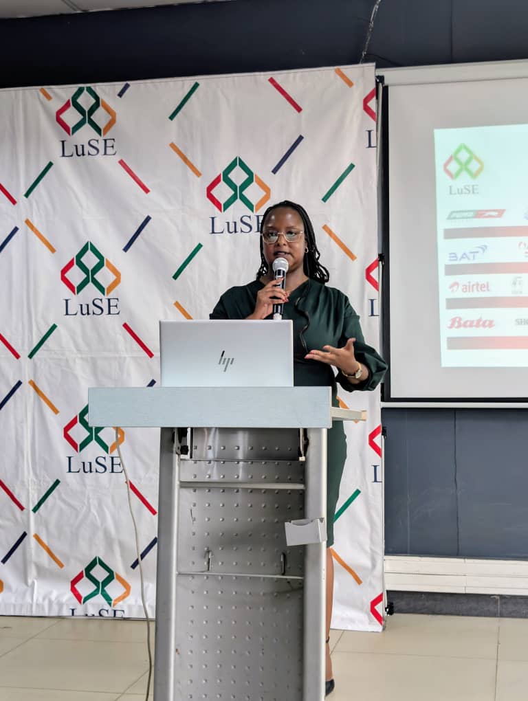 LuSE_Plc's tweet photo. Our CEO Mr. Nicholas Kabaso delivered a guest lecture at Cavendish University as part of our Financial Literacy Week commemoration, themed Smart Money Talks — empowering youth with the knowledge to invest wisely and build wealth. 🎓
#FinancialLiteracyWeek #SmartMoneyTalks #LuSE https://t.co/2kMIrqVPKW