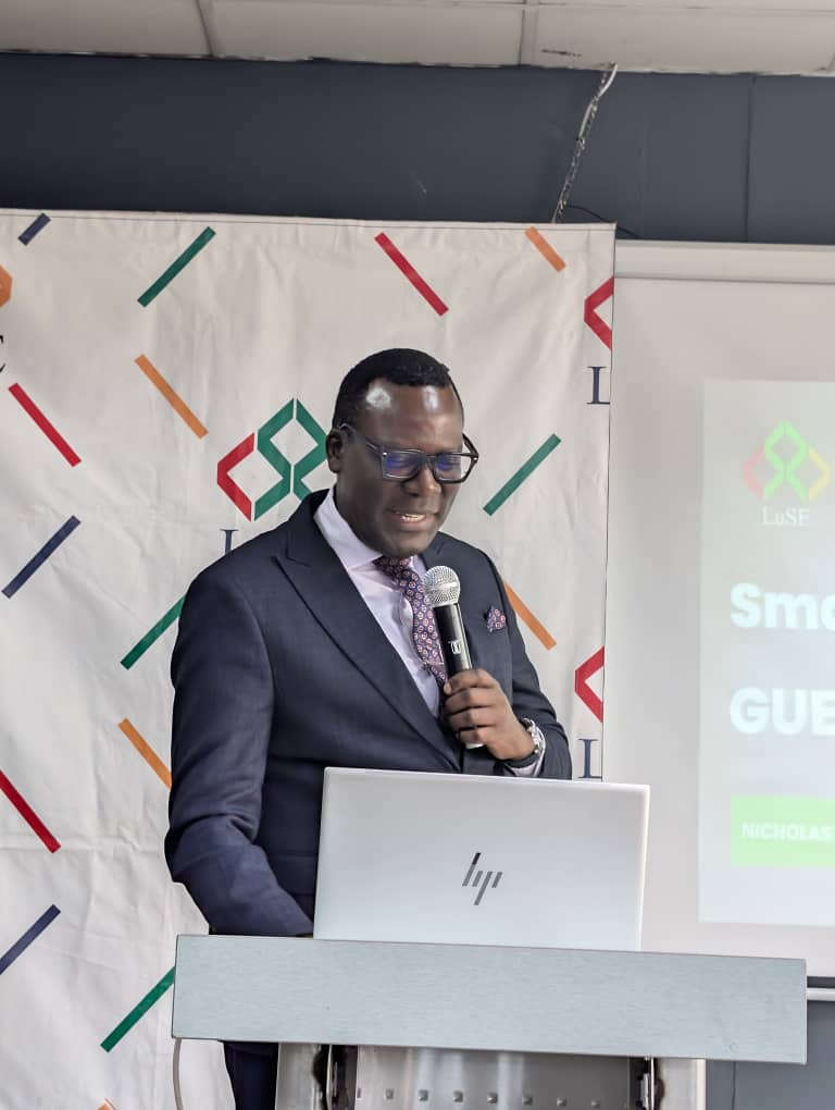LuSE_Plc's tweet photo. Our CEO Mr. Nicholas Kabaso delivered a guest lecture at Cavendish University as part of our Financial Literacy Week commemoration, themed Smart Money Talks — empowering youth with the knowledge to invest wisely and build wealth. 🎓
#FinancialLiteracyWeek #SmartMoneyTalks #LuSE https://t.co/2kMIrqVPKW