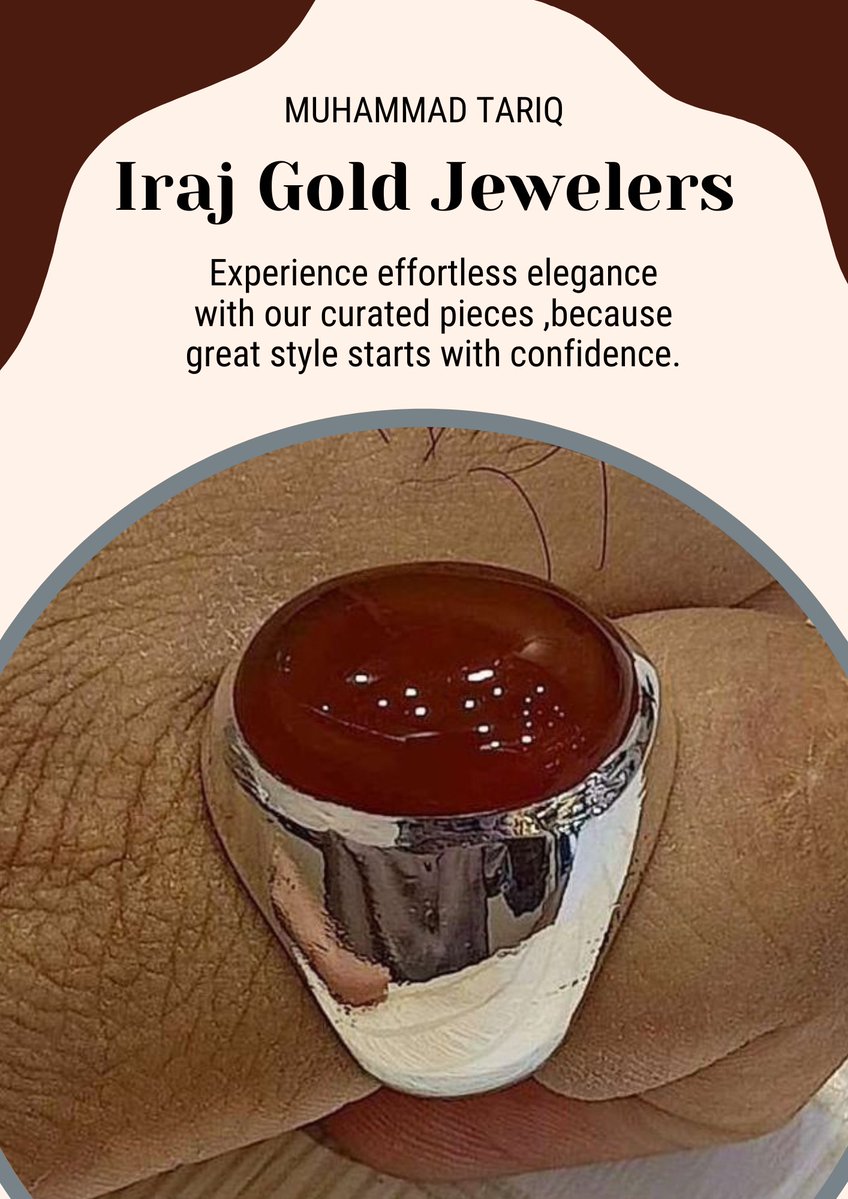 For Those Who Adorn Themselves In Legacy 💫

محمد طارق بھٹی 
ارج گولڈجیولرز&amp;نگینہ مرکز کامونکی 
ٹیپو بازار نزد مدینہ میڈیکل سٹور 

For More Information
Contact Us
+923217151791 Whatsapp 
+923007438411 Cellular