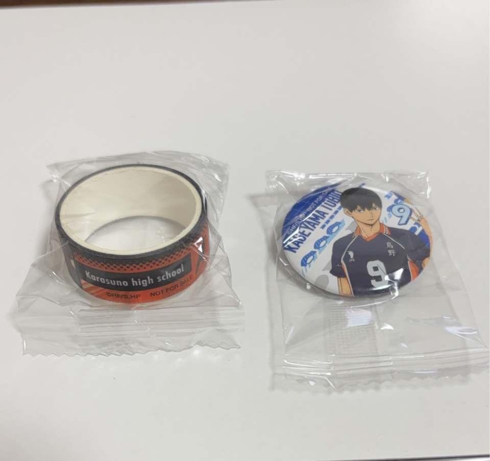 tkokym's tweet photo. @2sshi7 こんばんは。
追伸失礼いたします。
当方マステ烏野、缶バッジ影山も所持しておりましたのでまとめての交換も可能です。
改めてご検討頂けましたら幸いです。
よろしくお願い致します。 https://t.co/UNnBIT1n2X