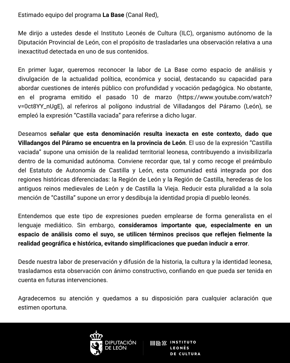 Instituto Leonés de Cultura tweet media