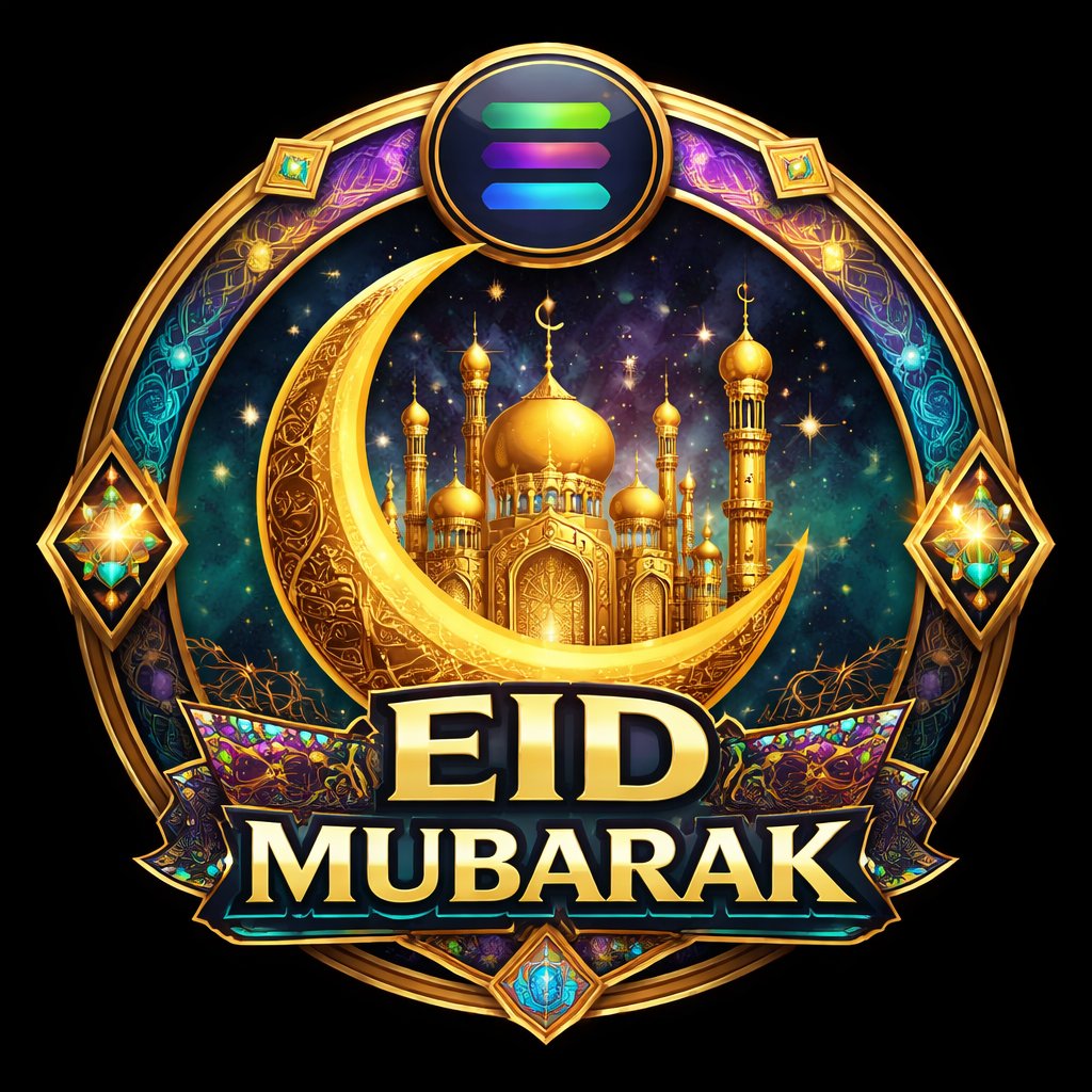 Eid Mubarak token logo