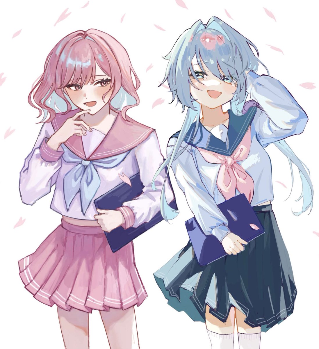 tsuna_____kan's tweet photo. 卒業絵チャ🎓💐🌸 #illustration https://t.co/DQ5xDeRdl8