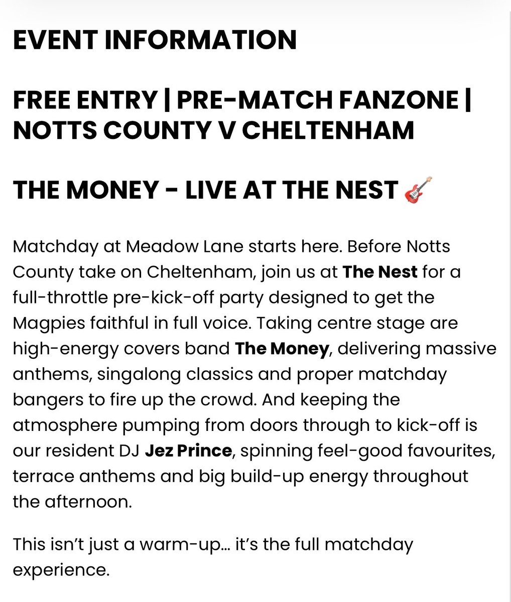 Notts County History tweet media