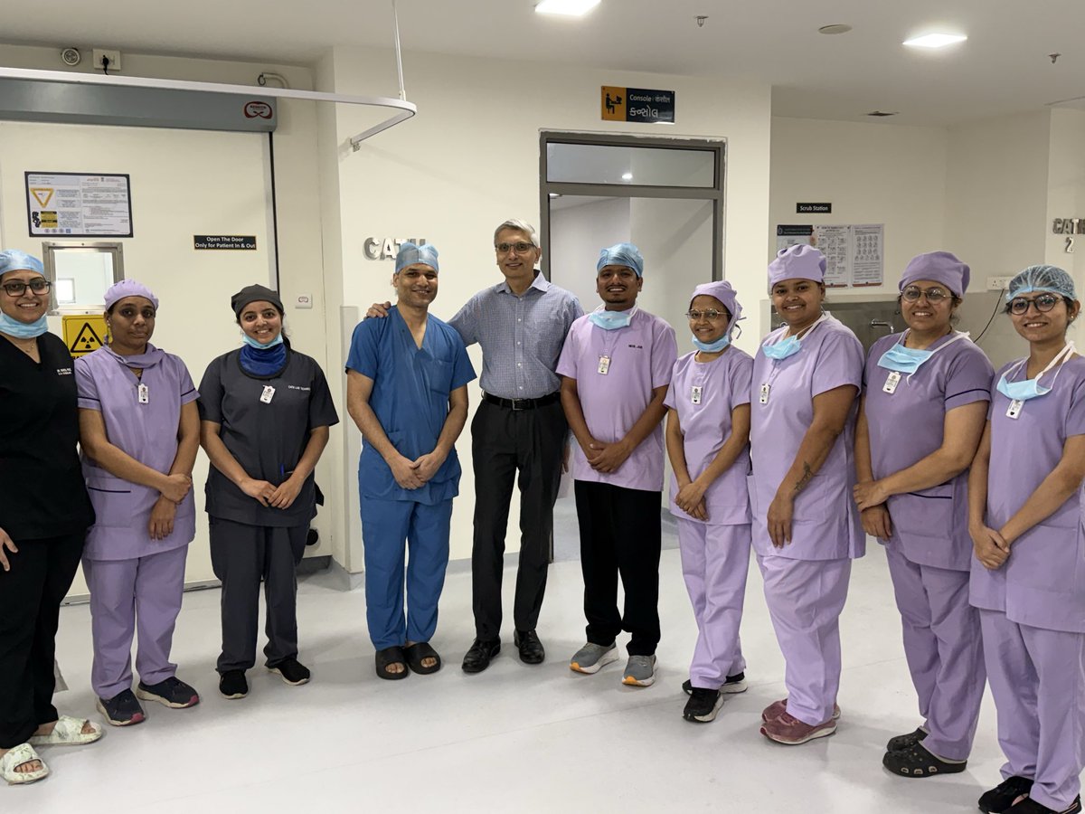 atolat3's tweet photo. Itβs the end of wk and workshop at UN Mehta Cardiac Institue Ahmedabad India, with over 1250 beds one of the largest. learned a lot made new friends. We performed an isch VT abl Entrainment, with RF Term #AblateVT. EP brought us together, look forward to next yr π https://t.co/wCkaP1aePv
