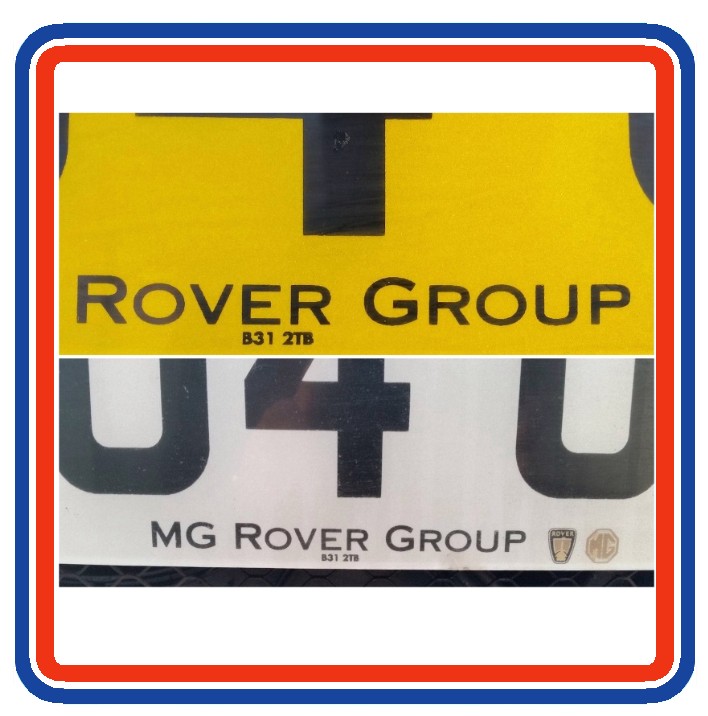 miniphernalia's tweet photo. Back in stock! Rover Group Number Plate Stickers x2 - https://t.co/sWNDZekslY #Rover #MGRover #Rover25 #Rover45 #Rover75 #MGF #MGTF #MGZS #MGZR #MGZT #RoverMini https://t.co/b7Atz5r49H