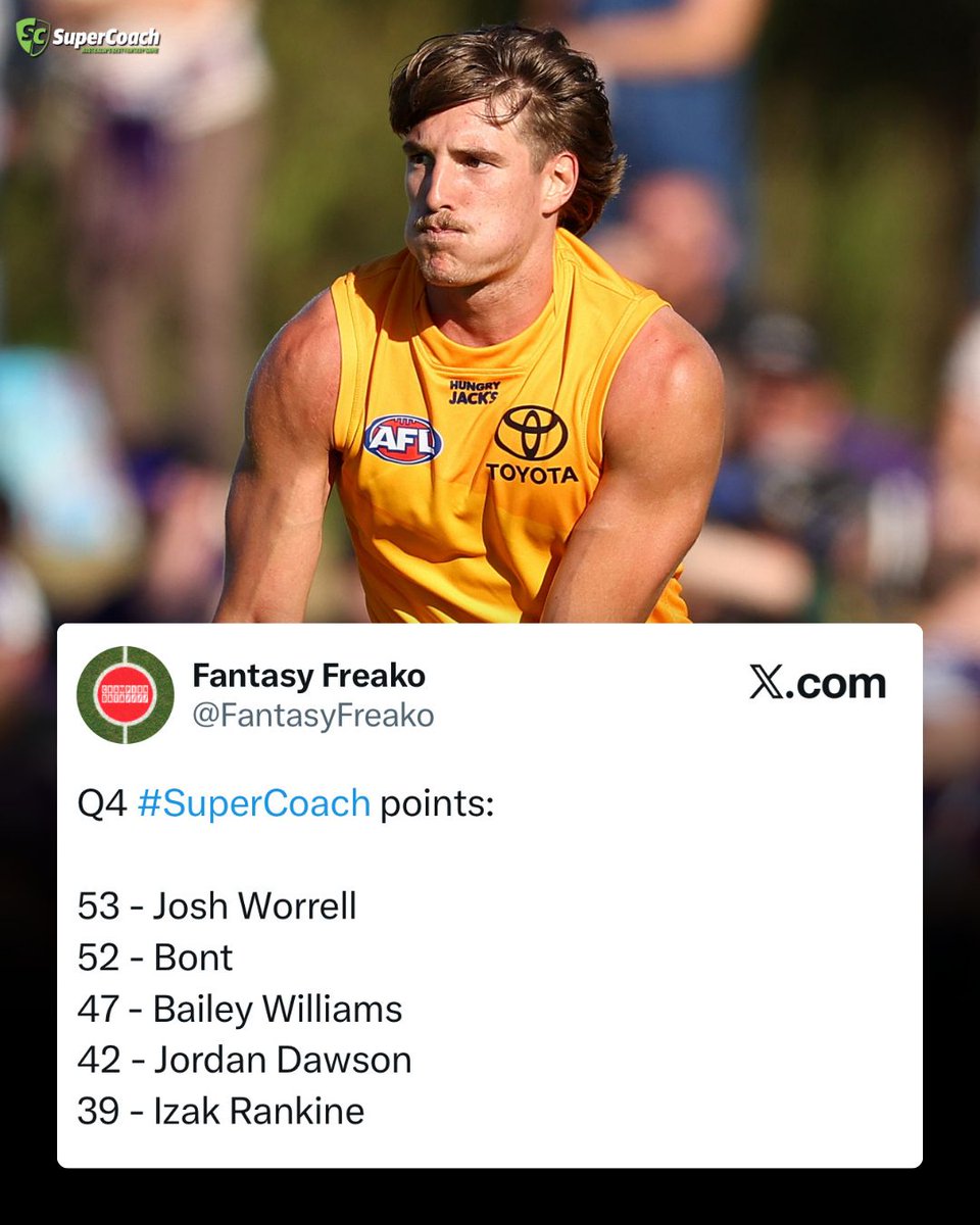 SuperCoach AFL tweet media