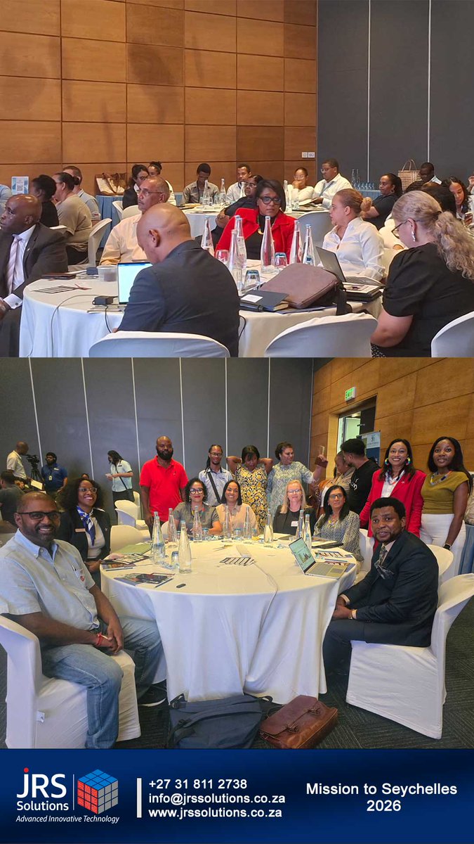 JRSSolutionsSA's tweet photo. Honoured and grateful 🙏

JRS Solutions is proud to have been selected to participate in the Mission to Seychelles 2026, held in Victoria from 9–10 March 2026 .

#JRSsolutions #SeychellesMission2026 #SEDFA #DSBD #InternationalRelations #AfricanBusiness #ExportDevelopment https://t.co/8BGV3C9KQh