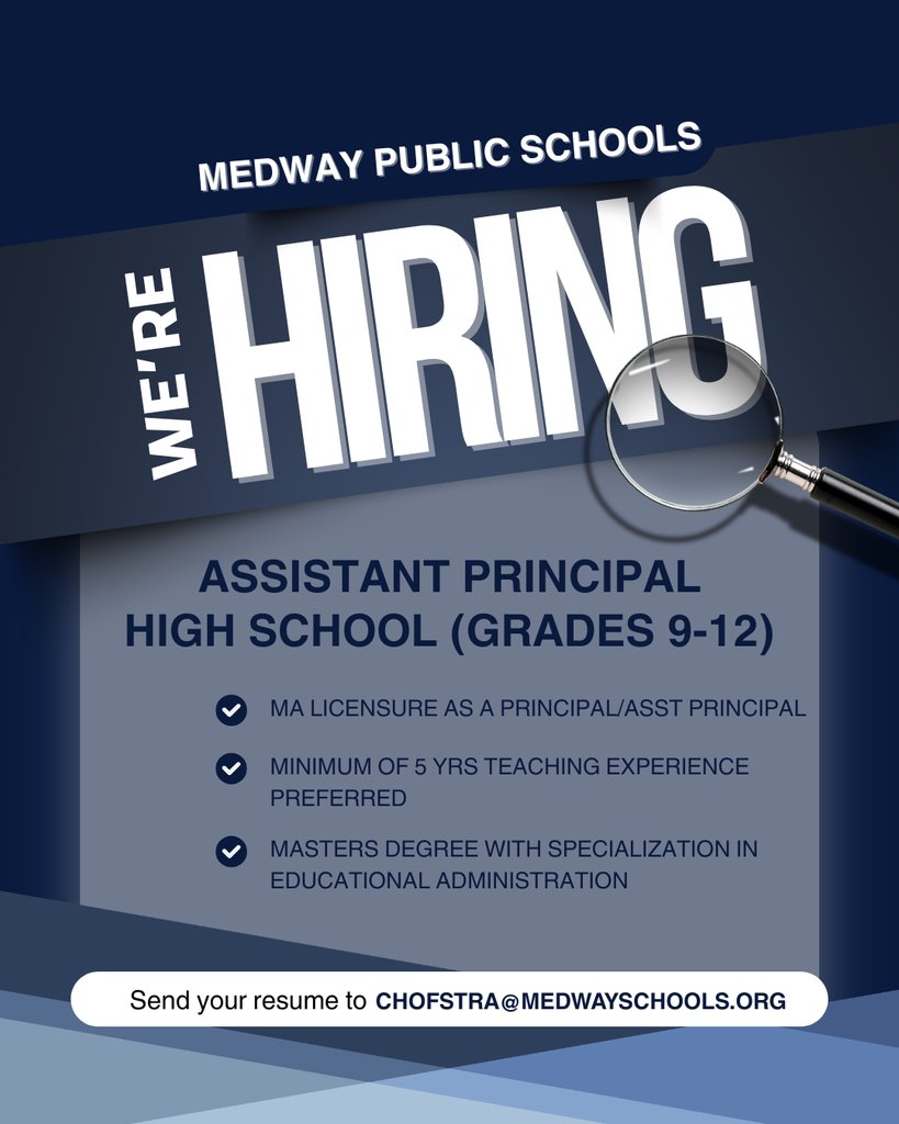 Medway Schools, MA tweet media