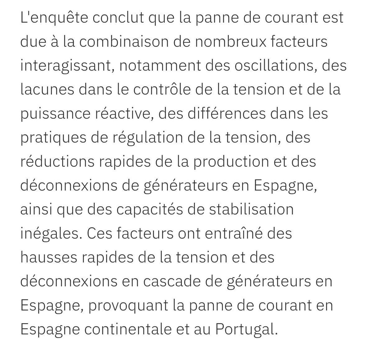 buchebuche561's tweet image. 🇪🇸/🇵🇹 - Espagne / Portugal : 

Le rapport final de l'@ENTSO_E sur le #blackout ibérique d'avril dernier est sorti : 

entsoe.eu/publications/b…