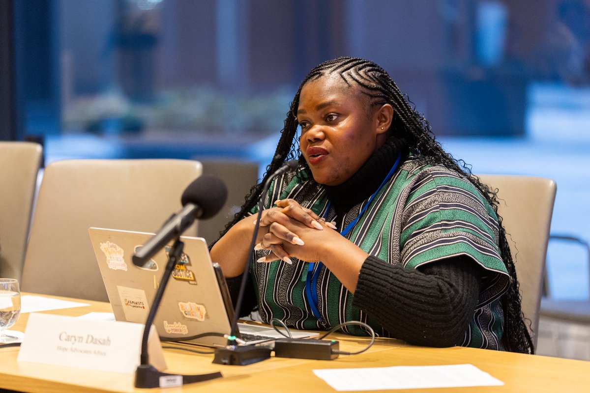 whatthewomensay's tweet photo. New York, #USA: @Carynoyds joined a roundtable hosted by @BahaiBIC at #CSW70, exploring how we reimagine power &amp; justice to advance gender equality in #Africa. She stressed that quality #SRHR is a fundamental #right—not a privilege, central to women’s safety, health &amp; agency. ✊ https://t.co/qoCE4xI58T