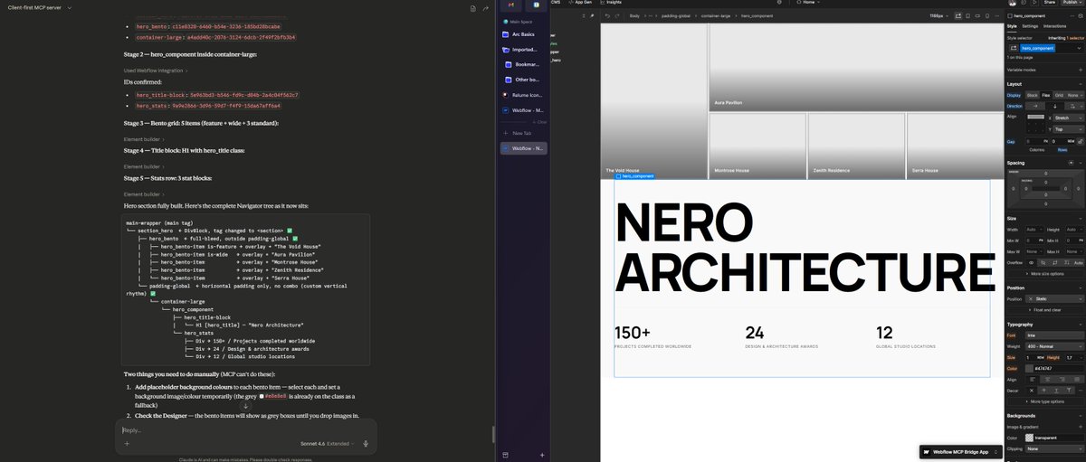 Burnt Chocolate (Webflow & Prompt Dev) 🏅 tweet media