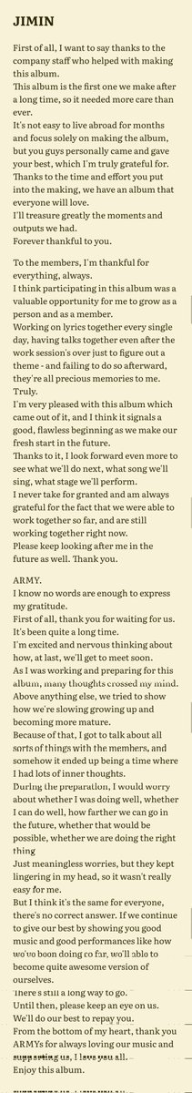 ktaebwi_613's tweet photo. here are translations of all the members' thanks to in #BTS_ARIRANG in reversed age order, from the youngest to the oldest!! (1/2) https://t.co/MSMg5AyRGX
