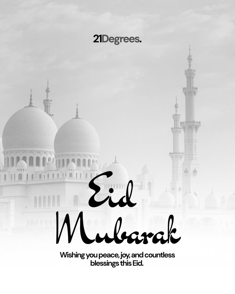 21degreees's tweet photo. Wishing you peace, Joy and blessings this Eid 🌙✨
With Warm Regards from 21 Degrees. 

#eid 
#eidmubarak❤️ 
#21degrees https://t.co/oNjTzdlYlu