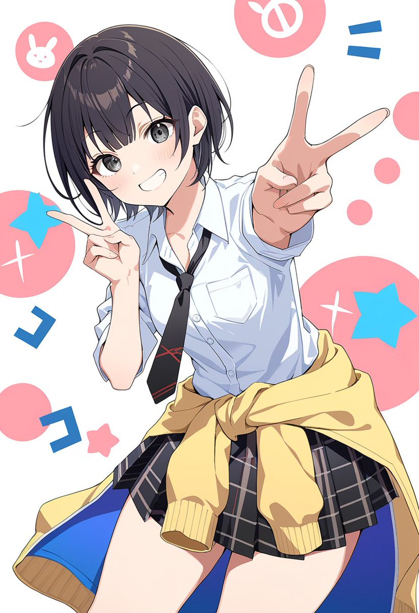 Harukivv804's tweet photo. ハルキのキャラ紹介‼️

1枚目の『ハルちゃん』
2枚目の『キリちゃん』
3枚目の『アイちゃん』です‼️
皆さんこれからもハルちゃんとキリちゃんをよろしくお願いします🙇

※アイちゃんはブルスカでのメインキャラです
アイちゃんも見たい方居ますかね？
＃AIイラスト https://t.co/JIbCwQndgw