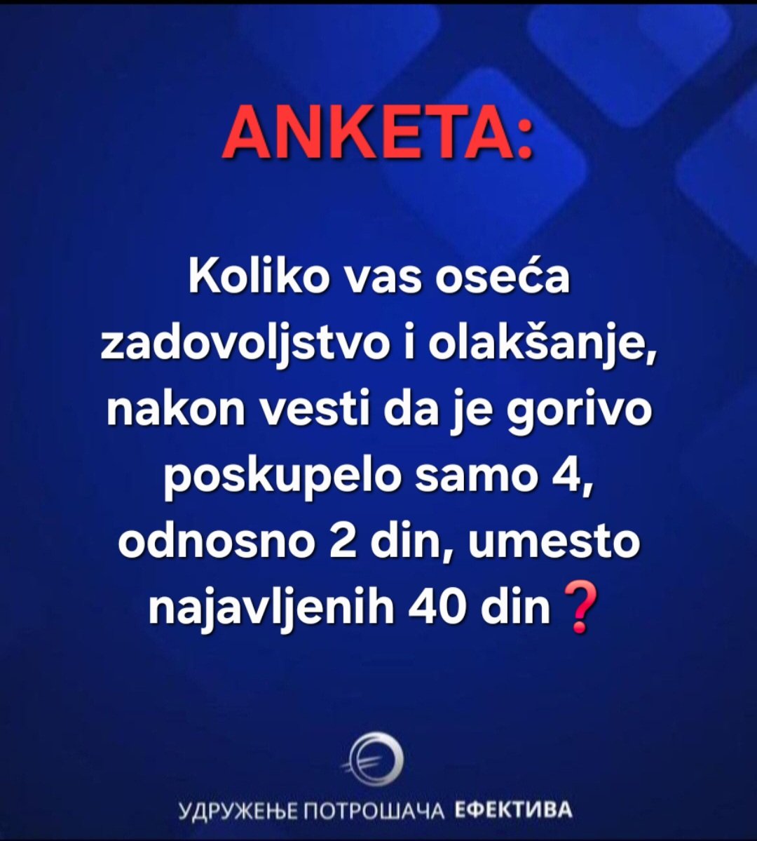 Udruženje potrošača EFEKTIVA tweet media