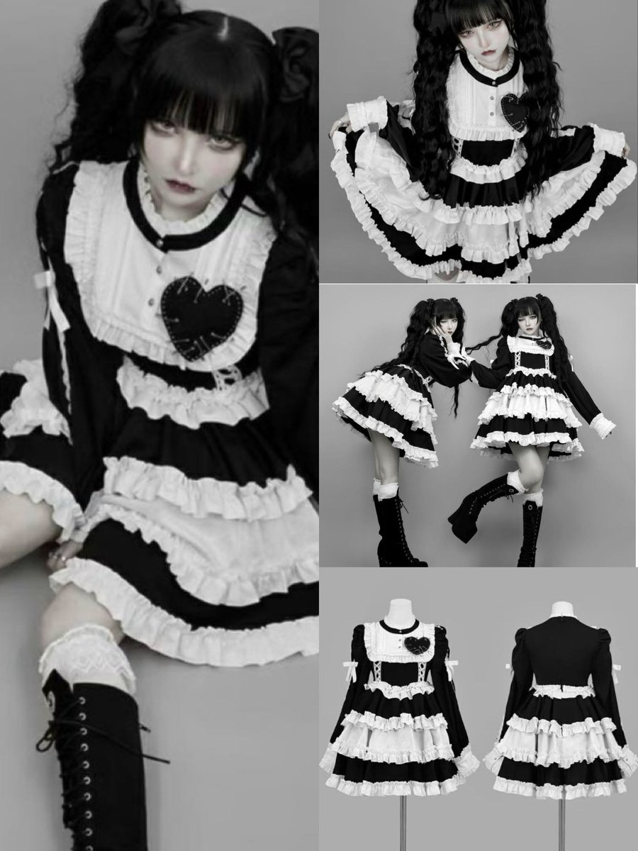 ☦️#DimMoire☦️フリルに埋もれて見る悪夢ドレス