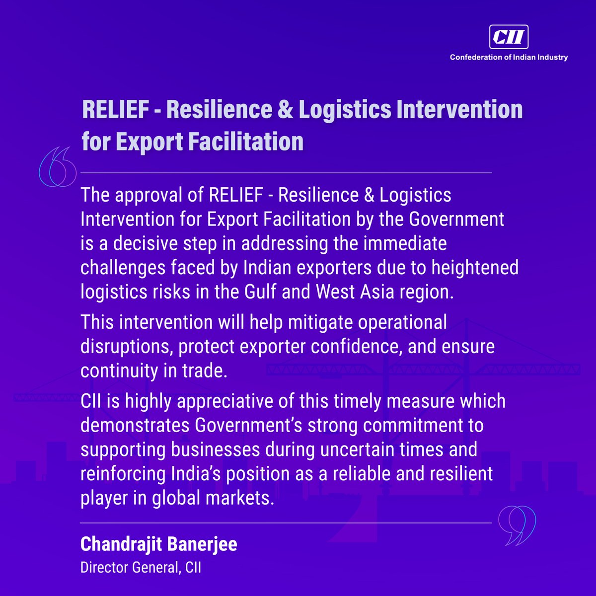 Confederation of Indian Industry tweet media