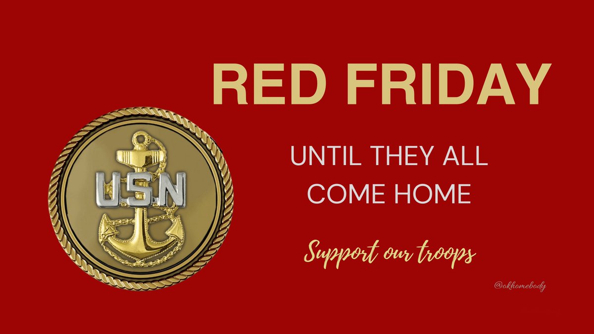 🔴FRI🟥 ☑️ 🇺🇸   VETERAN #BuddyChecks 🇺🇸 ☑️
⚠️****See note in comments 
Hello, my heroes. Wearing red today and sending love across the miles — to those deployed and to each of you reading this. You matter more than you know. You are loved, family! ❤️🤍💙
⚓️<a href="/lblee58/">Larry Lee</a> <a href="/Eddie1Otero/">Eddie O⚓️🚢⚓️</a>