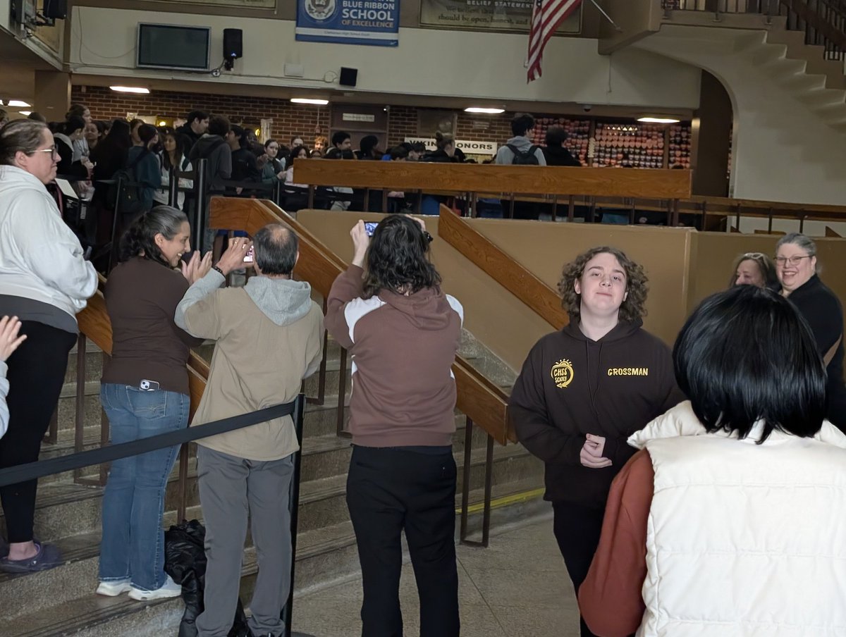 mpbaiocco's tweet image. Huge congratulations to the @ccsdschools South HS Science Olympiad team! 🧬

 The energy at today’s clap-out was incredible as we sent our students off to the State Competition. Go get ‘em, Vikings! 🏆
​#ClarkstownCommitment #ScienceOlympiad #VikingPride #STEM