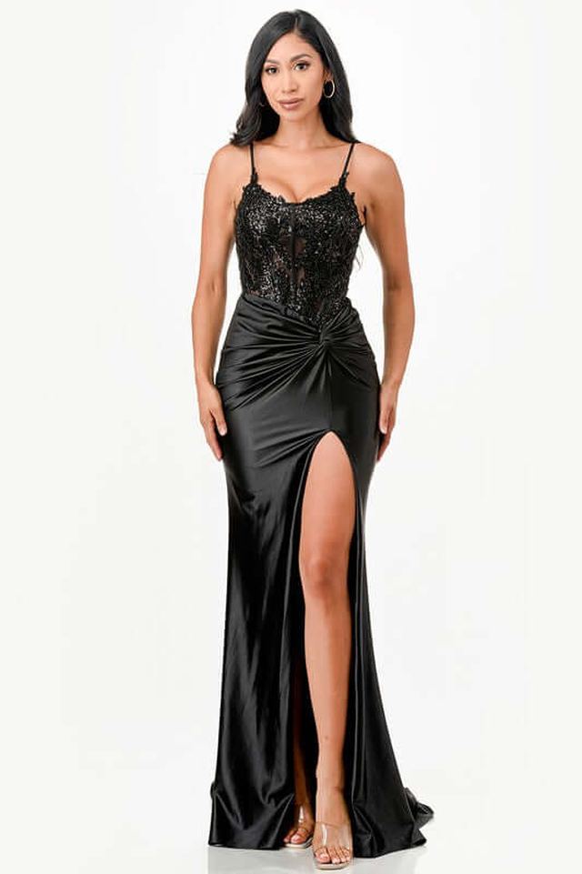 amomentofnow's tweet image. Shine bright! ✨ Sequin Lace &amp;amp; Satin Front Twist Long Dress for special occasions. Elegant twist design and luxurious fabrics perfect for formal events. Try it now: amomentofnow.com/products/26011 #Evening Dress #Formal Wear #Sequin Dress