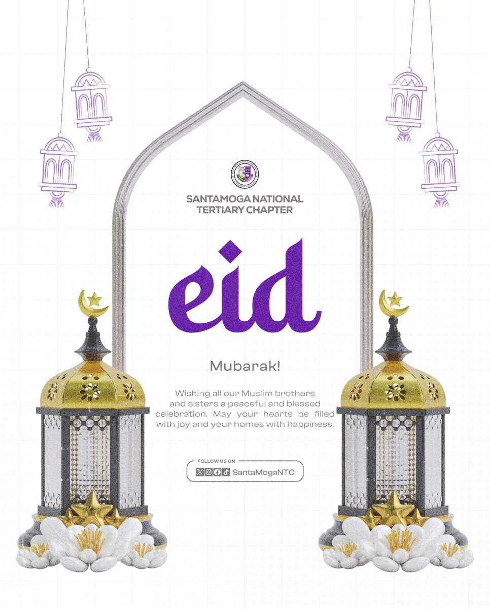 SantaMogaNC's tweet photo. Eid Mubarak! 🌙✨
Wishing you joy, peace, and countless blessings today and always. 💜 https://t.co/sMzPcFkOVm