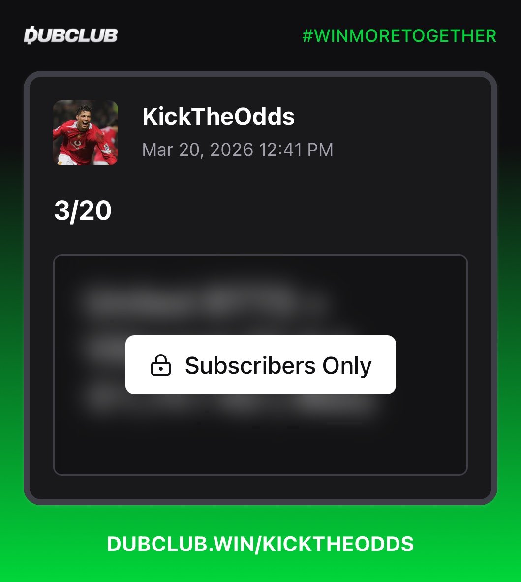 KickTheOdds tweet media