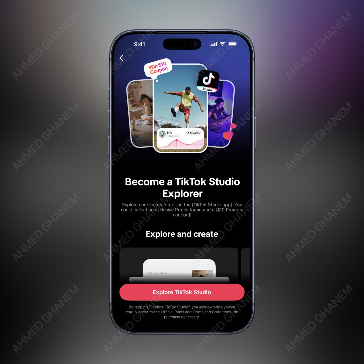 ahmedghanem's tweet photo. #TikTok is encouraging users to use the #TikTokStudio app, offering multiple benefits as incentives.
----------------
🔗 Follow my WhatsApp Channel for more: https://t.co/xDSx4ptBBz https://t.co/WWyZWsY3pR