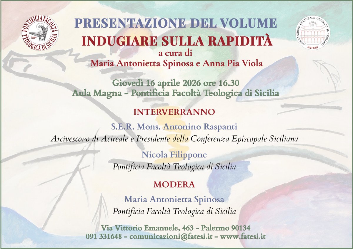 Facoltà Teologica di Sicilia tweet media