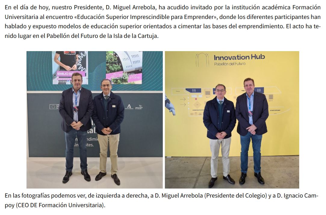 Encuentro «Educación Superior Imprescindible para Emprender»