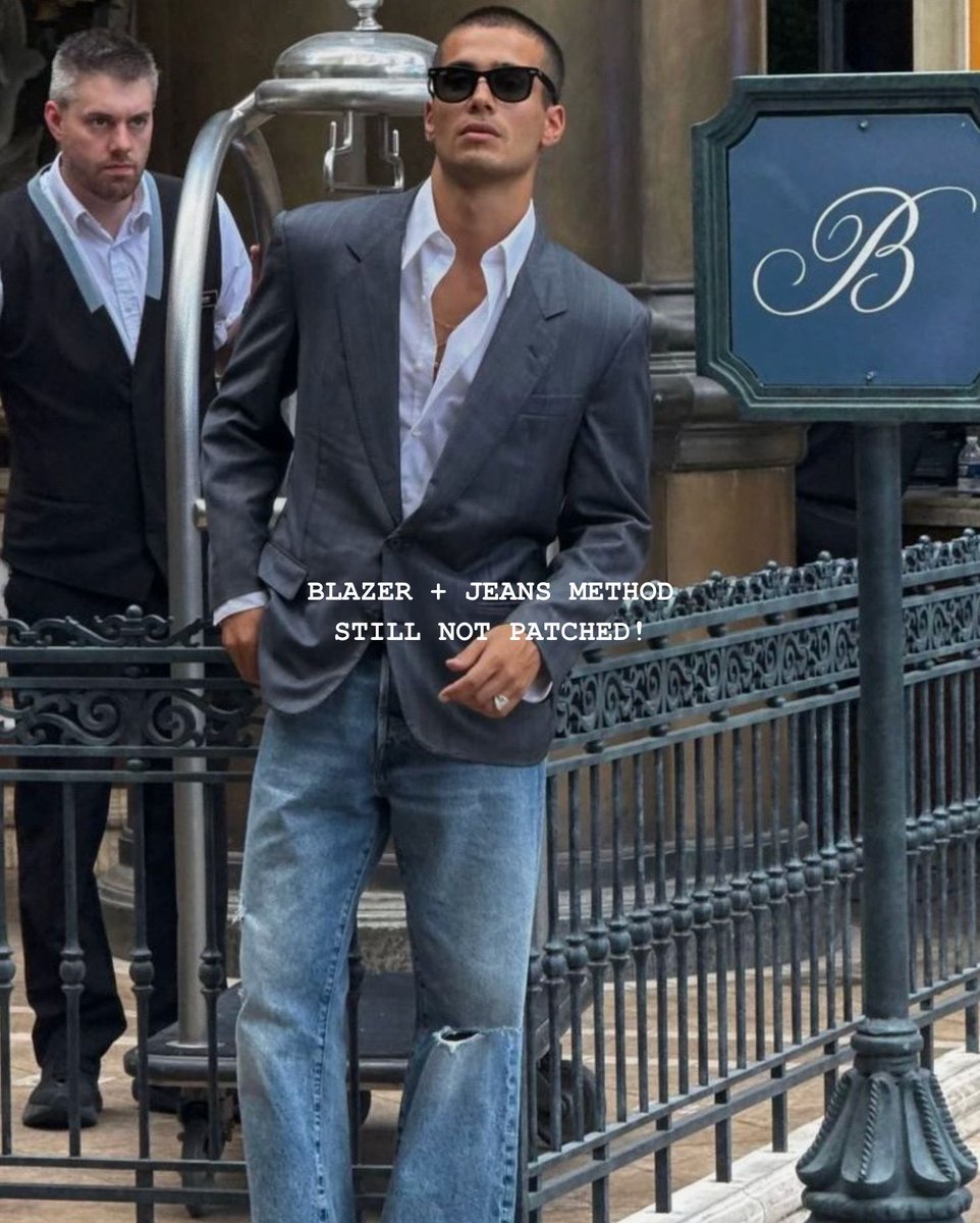 uniform_display's tweet photo. We will be wearing blazers with jeans all spring summer season... https://t.co/RDNOcox9NL