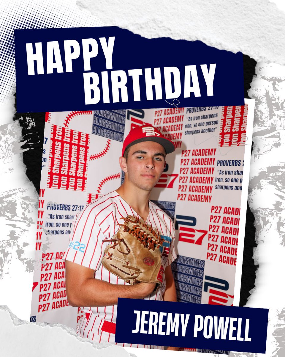 P27Blacksmiths's tweet photo. Happy birthday, Jeremy 🥳

#p27academy https://t.co/E1hxa6C3wh