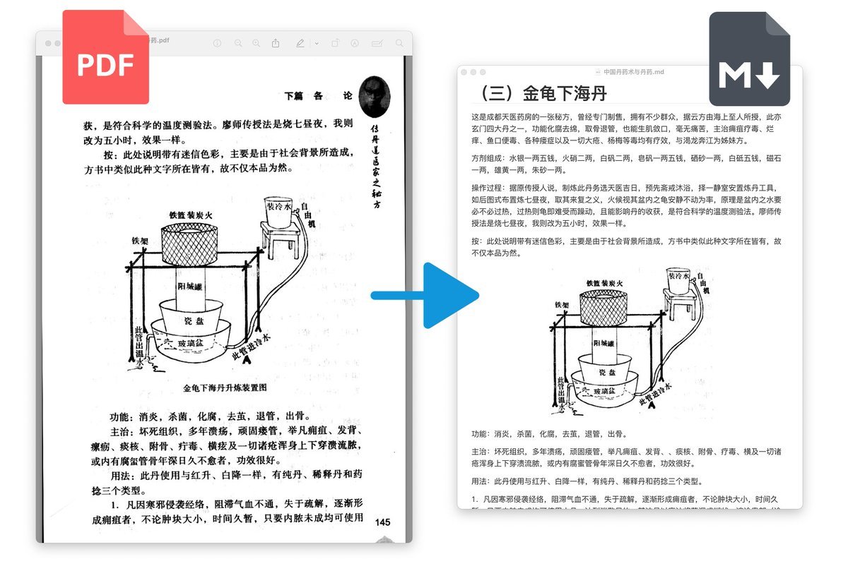 grgerwcwetwet's tweet photo. 推荐一款能将 PDF 扫描文件转为 epub 电子书的工具：PDF craft。

专注于扫描书籍处理，能提取正文、过滤页眉页脚、处理跨页连接，可将 PDF 转为 Markdown 或带结构的 EPUB 电子书。

GitHub：https://t.co/iuq1jq3AL5 https://t.co/Wr5rSiC42C
